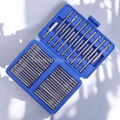 Набор бит магнитных 50шт в чемодане SOCKET SET ES-50 Голубой