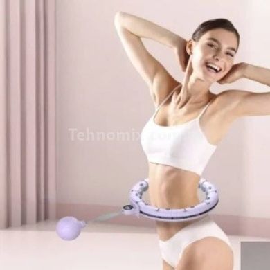Умный массажный обруч Intelligent Hula Hup Фиолетовый