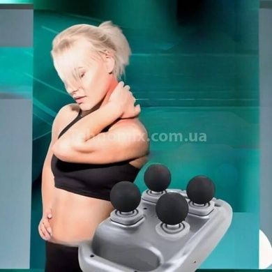 Массажер для всего тела с 4 головками FZ-668 Deep Tissue Pro Черный