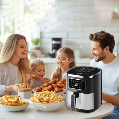 Аерофритюрниця з чашею з нержавіючої сталі 7л 1700Вт Sokany Air Fryer SK-10052