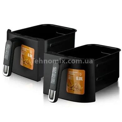 Фритюрниця повітряна цифрова RAF R5272 12л(6л+6л) 1700Вт+1700Вт