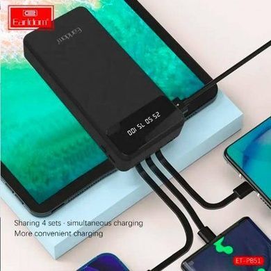 Повербанк Earldom PB51 20000 mAh Чорний