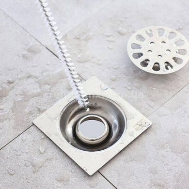 Щетка гибкая для чистки труб Toilet clog strip AND LY-626 Белая