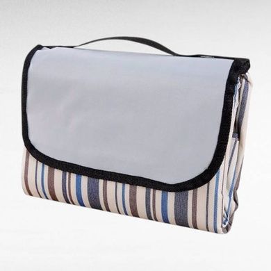 Підстилка килимок для пікніка водонепроникний 150*200см AND1726 Сині смуги