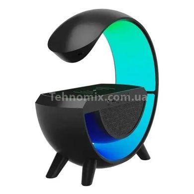 УЦІНКА! Нічник Smart Light з бездротовою зарядкою і колонкою Чорний