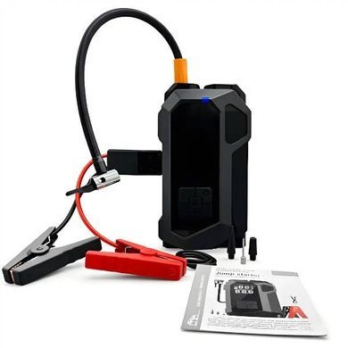 Пусковое автомобильное устройство для аккумулятор+Компресор JUMP STARTER 18B 4IN1 Черное