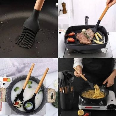 Набор кухонных принадлежностей 19 предметов Kitchenware Set Черный