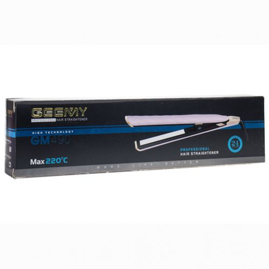 Утюжок-выпрямитель для волос Geemy GM-490 Розовый