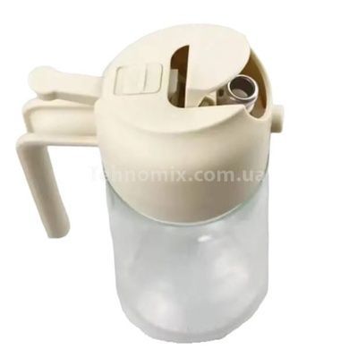 Диспенсер-розпилювач для олії та оцту 2в1 Multifunctional Oiler Бежевий