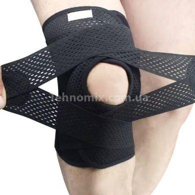 Бандаж-фиксатор коленной чашечки kneepad AND LY-1027 Черный