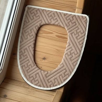 Чохол-сидіння на унітаз Toilet seat cover AND 03 Коричневий