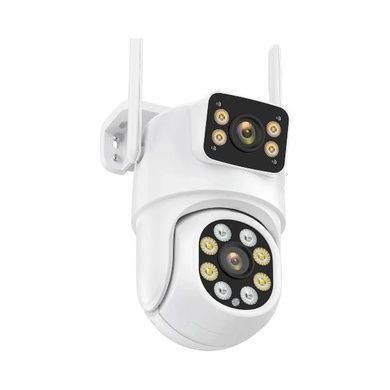 Камера відеоспостереження вулична wifi ptz Dual lens AND Q2 Біла