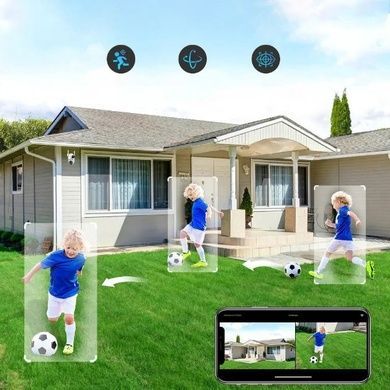 Камера відеоспостереження вулична wifi ptz Dual lens AND Q2 Біла