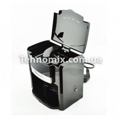 Кофеварка капельная Domotec MS-0708 на 2 чашки 500Вт Черная