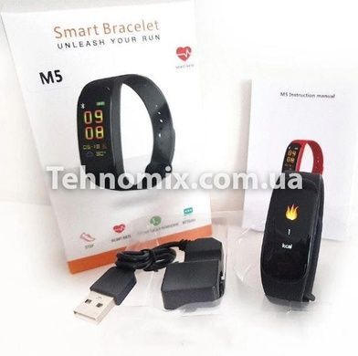 Фітнес браслет M5 Pro Band Smart Watch Bluetooth Чорний