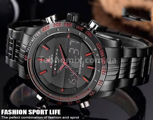 Годинник чоловічий спортивний Naviforce Army II NF9024