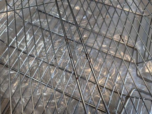 УЦЕНКА! Решетка для гриля из нержавеющей стали сетка 43x33x7.5см UNIQUE UN-2202