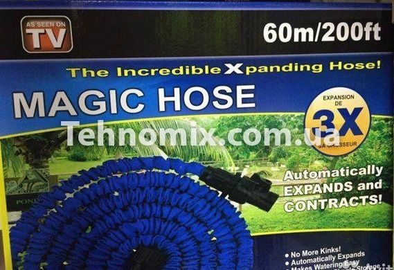 Садовый шланг Expandable Hose 60м (XHOSE 60 метров) + В ПОДАРОК насадка-распылитель для полива