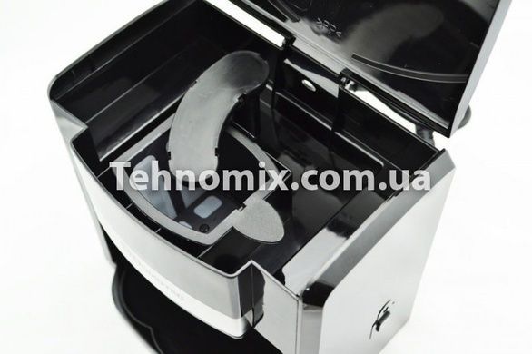 Кофеварка капельная Domotec MS-0708 на 2 чашки 500Вт Черная