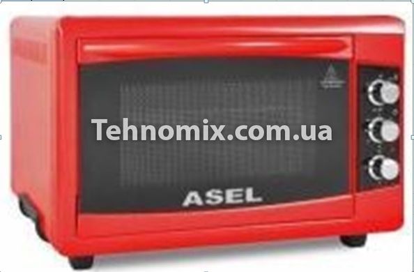 Электрическая духовка Asel AF-33-23 33 л 1300 Вт Красная + Подарок