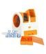 Настільний міні кондиціонер Conditioning Air Cooler USB помаранчевий