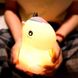 Детский силиконовый ночник Единорог с сенсорным управлением меняющий цвет