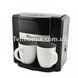 Кофеварка капельная Domotec MS-0708 на 2 чашки 500Вт Черная