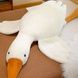 Игрушка Гусь-обнимусь плед с подушкой 3в1 130см Белый