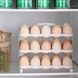 Лоток для яиц трехуровневый складной пластиковый Egg holder 1225 Белый