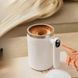 Кухоль-мішалка з датчиком температури та екраном на ручці Auto Stirring Mug Біла
