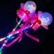 Шарик на палочке аксессуар на вечеринку Glow Sticks For Fairies Красная ленточка