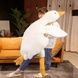Игрушка Гусь-обнимусь плед с подушкой 3в1 130см Белый
