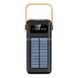 Power Bank із сонячною панеллю та проводами 80000 YM-637 CX Чорний