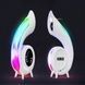 Нічник з годинником та Bluetooth колонкою G69 Pro LED Lyrics Біла