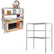 Полиця-органайзер для мікрохвильовки Multifunctional storage rack 65x60x25 см