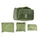 Органайзер дорожнього комплекту 6шт Travel Organiser Kit Зелений