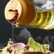 Диспенсер-розпилювач для олії та оцту 2в1 Multifunctional Oiler Жовтий