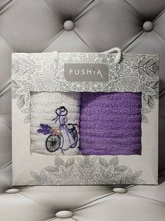 Рушники кухонні Fushia Bike 40х60см Махра набір 2шт