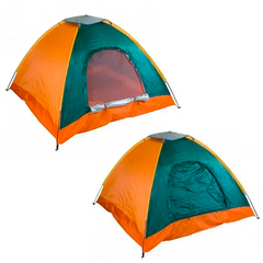 Палатка туристическая на 1 персону размер 200х100см Зеленая