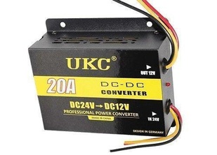 Преобразователь инвертор UKC DC/DC 24V-12V 20A 240Вт