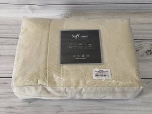 Рушники Soft cotton Micro bej Махра набір 3шт