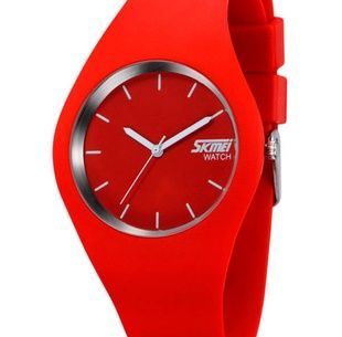 Часы женские Skmei Rubber Red 9068R