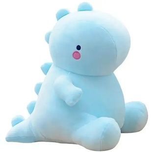 Игрушка мягкая Динозаврик 25см Голубой