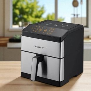 Аэрофритюрница 9,5л 2200Вт Sokany SK-10044 Черная с серым