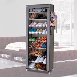 Стелаж для зберігання взуття Combination Shoe Frame 60X30X160 Сірий