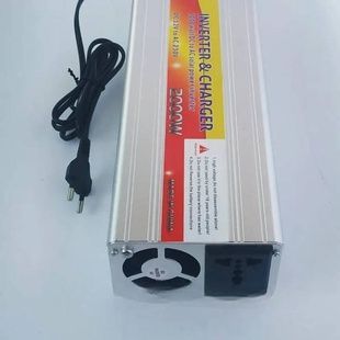 Инвертор преобразователь напряжения 12-220V 1000W 10A USB 5V/1A SAA-1000C Серый
