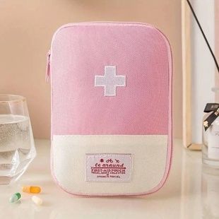 Органайзер для ліків Аптечка medical kit AND 5547 Рожева
