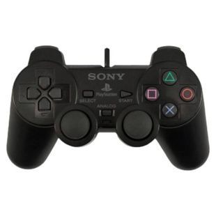 Джойстик беспроводной PS2 Черный