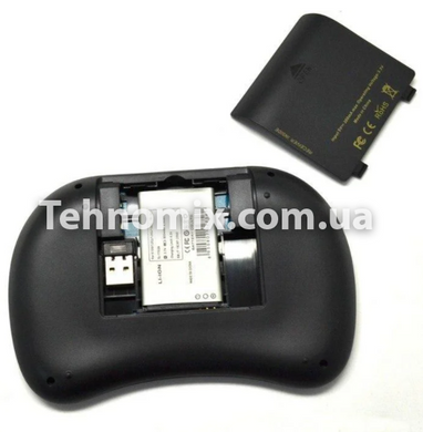Беспроводная клавиатура с тачпадом wireless MWK08 (I8) Черная с подсветкой