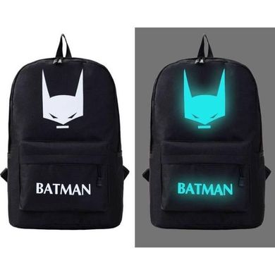 Светящийся городской рюкзак с usb зарядкой + замок (Бэтмен)